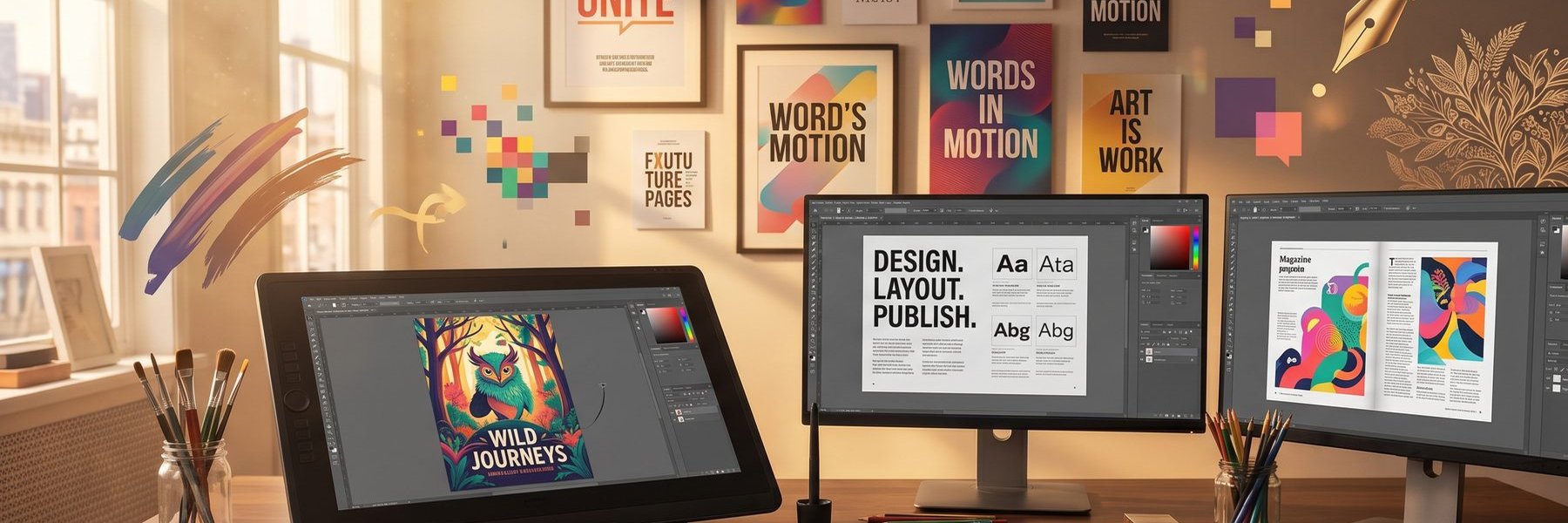 Artwork and graphic design at Vivlio Info Solution