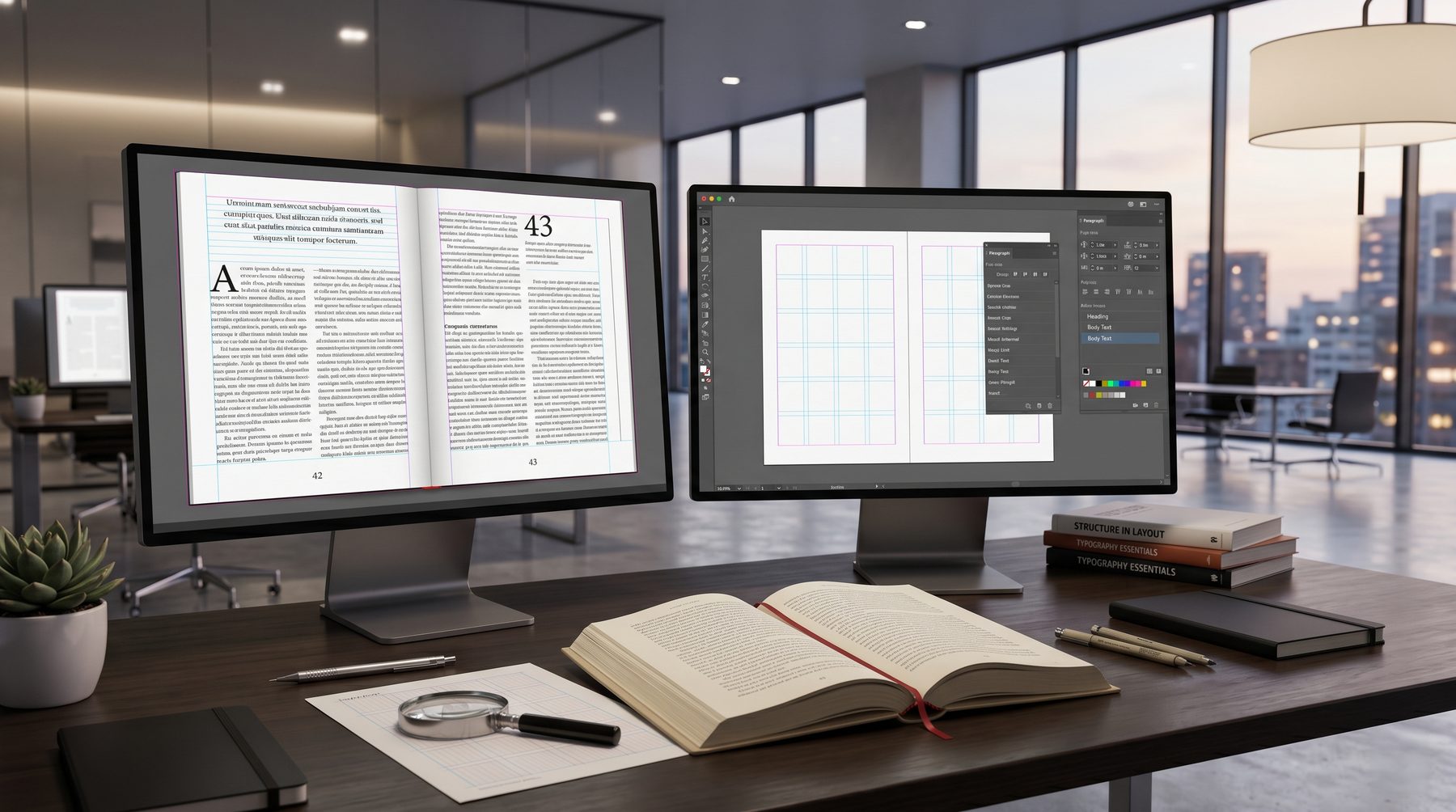 Typesetting and composition